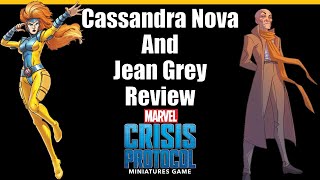 Jean Grey and Cassandra Nova Review for Marvel Crisis Protocol [upl. by Sirtimid]