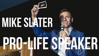 Mike Slater Pro Life Speech demo [upl. by Ailiec272]