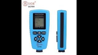 BSIDE CCT01 Digital Thickness Gauge Coating Meter AUTO Thickness Meter Tester [upl. by Nollahs63]