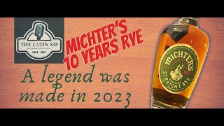 Michters 10 Years Straight Rye Bourbon Tasting the Legend of 2023 [upl. by Los]