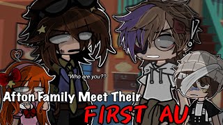 Afton Family Meet Their First Au  Gacha Club [upl. by Stag]