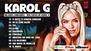 Karol G Grandes Éxitos Mix 2024  Lo Más Popular de Karol G  Canciones de Karol G [upl. by Aerdnahc]