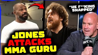 Jon Jones GOES OFF On MMA Guru after DISRESPECTFUL Comments MMA Community REACTS [upl. by Woodberry]