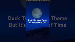 Duck Tales Moon Theme But its Ocarina of Time zelda ducktales nintendo nes gaming [upl. by Camel]