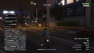 Griefing Upside Down Oppressor Mk2 Tryhard  Grand Theft Auto V Online [upl. by Angelle]