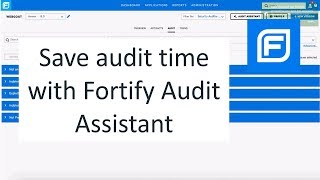 Reduce false positives with Fortify Audit Assistant 2018 [upl. by Jade]