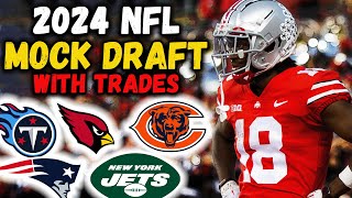 2024 NFL Mock Draft Trades Intrigue and Surprises [upl. by Oirasor]