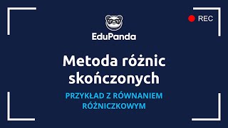 Metoda różnic skończonych  przykład z równaniem różniczkowym [upl. by Janean854]