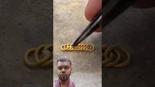 Chain ring making design gold jewelry ring jewellery handmade [upl. by Trah397]