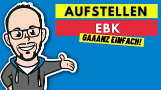 Buchführung  Buchen auf Bestandskonten Teil 2  Eröffnungsbilanzkonto erstellen [upl. by Eikcin]