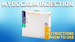 Mydocalm injections how to use Uses Dosage Side Effects Contraindications [upl. by Enreval]