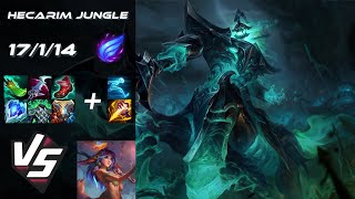 JUNGLE Hecarim vs Lillia  NA Challenger Patch 1411 [upl. by Norbel652]