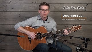 2016 Petros GC African RosewoodCurly Redwood played by Matt Thomas [upl. by Margie487]