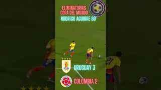 Uruguay 3 vs Colombia 2 Eliminatorias Copa del Mundo [upl. by Refinneg]