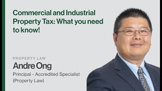 Commercial and Industrial Property Tax An Introduction [upl. by Mak]