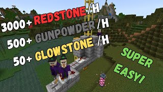 BEST REDSTONE Farm for Minecraft Bedrock121 [upl. by Amoreta]