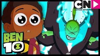 Ben 10 Español  Malayerba Omnimejorado ⚡️ Batalla en el centro comercial  Cartoon Network [upl. by Rida133]