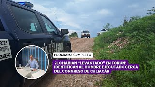 Con un balazo en la frente y los ojos vendados encuentran a un hombre ejecutado en Culiacán [upl. by Faria]