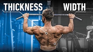 How To Train Back WIDTH vs THICKNESS Close vs Wide Grip Rows or Pullups [upl. by Jennine]