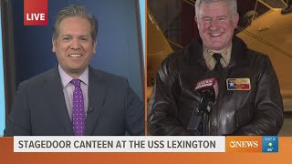 31st Annual Stage Door Canteen preparations underway at USS Lexington [upl. by Affra]