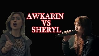 AWKARIN VS SHERYLsiapa yang paling jago ngerap [upl. by Ruthann]