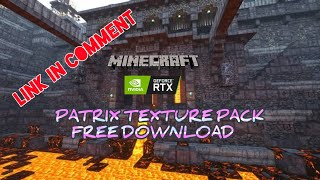 patrix  patrix resource pack free download  patrix 128x patrix128x minecraft shaders [upl. by Nrubloc]