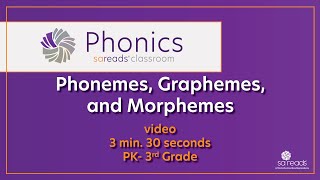 Phonemes Graphemes and Morphemes [upl. by Nerek441]