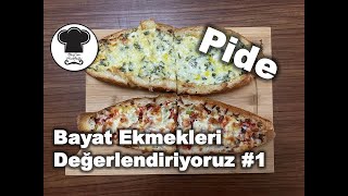 Bayat Ekmekleri Değerlendiriyoruz 1 Pide  Bayat Ekmek İle Pide Yapımı [upl. by Dinan574]