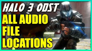 Halo 3 ODST All Audio Log Locations and Data Hive Audio Log Halo 3 ODST Record Store Owner [upl. by Eanerb]