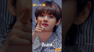 Seene se tere sar ko laga ke taehyung cute 🥰🥰🥰 watsapp status 😊☺️ [upl. by Kohler]