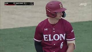 1 Wake Forest Vs Elon  Full Game  NCAA Baseball 03032024 [upl. by Mansoor]