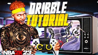 THE 1 ADVANCED DRIBBLE TUTORIAL WHANDCAM ON NBA 2K23 HOW TO STEEZO GLITCH FREEZE SPIN AND MORE [upl. by Montagu878]