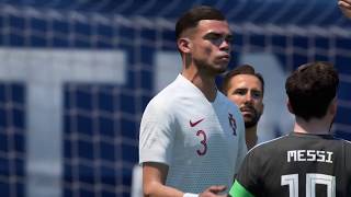 FIFA 20  Argentinië  Portugal 2 players Nederlands commentaar [upl. by Ardra]