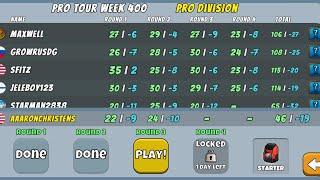 Pro Tour Week 400 Round 3 Disc Golf Valley [upl. by Brinn]