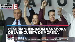 ÚLTIMA HORA Morena elige a Sheinbaum como su candidata a la presidencia [upl. by Neddra]