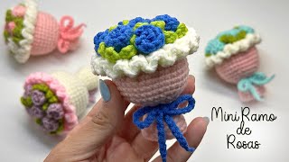 Mini Ramo de Rosas Tejido a Crochet💚Mayelin Ros [upl. by Arocahs88]