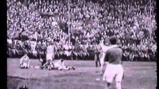 Warrington v Halifax 1954 Cup replay at Odsal [upl. by Attena72]