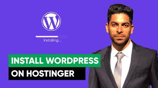 How to Install WordPress on Hostinger 2024 [upl. by Ahsinal]