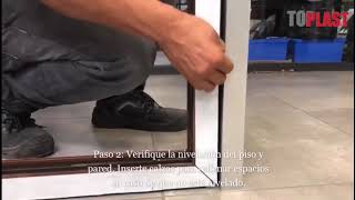 como instalar puertas corredizas de pvc [upl. by Enilra]