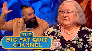 Guz Khan quotJackie Youre a F Bad Manquot  Big Fat Quiz [upl. by Eednus]