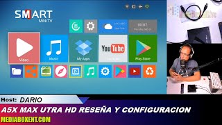 A5X MAX ultra HD configuracion y reseña [upl. by Cibis]