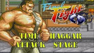 Final Fight CD  Time Attack Mode  Haggar Stage  Sega CD  Gameplay [upl. by Corri]