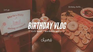 Birthday vlog  26 jaar geworden 💕✨  Gift haul amp Birthday party [upl. by Gorman]