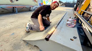 We built a Skate Obstacle that Sparks [upl. by Jahdol]