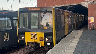 Tyne and Wear Metro  Metrocars 40614053 at Pallion [upl. by Enrique]