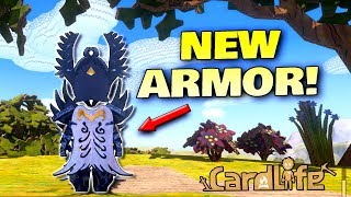 NEW UPDATE DRAWING COBALT ARMOR and MORE AGE 2  CardLife Gameplay Ep11 [upl. by Yllime]