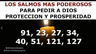 LOS SALMOS MAS PODEROSOS 912327344051121127 ORACION PODEROSA BIBLIA HABLADA AUDIO Y LETRA [upl. by Kelila]