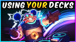 Playing YOUR Best Clash Royale Decks [upl. by Thurmond]