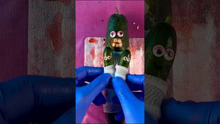 Emergency FruitSurgery Cucumber gives birth to twins DiscountDentist FoodSurgery Shorts asmr [upl. by Fritze214]