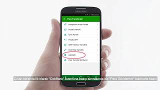 Garanti Bankası CepBank ile para Transferi Nasıl Yapılır [upl. by Ahgiela154]